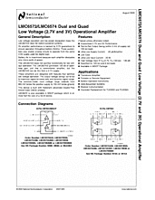 DataSheet LMC6574 pdf